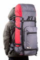 Рюкзак туристический Оптимал 2, серо-красный, 70 л, ТАЙФ