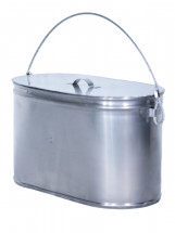 Котел Век с крышкой 3 л овальный