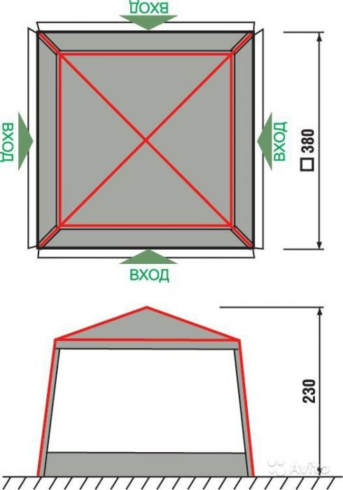 Тент RockLand Shelter 380