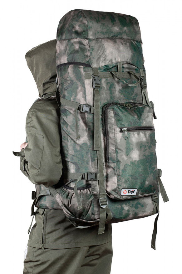 Рюкзак туристический Оптимал 6, мох, 70 л, ТАЙФ