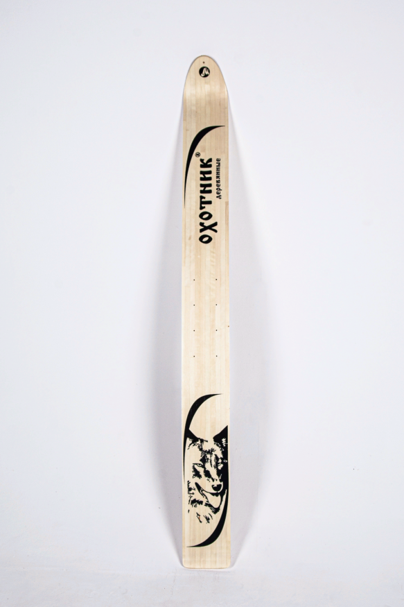 Лыжи ОХОТНИК, дерево, длина 165 см, ширина 150 мм