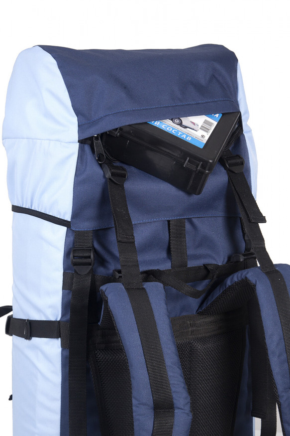 Рюкзак туристический Оптимал 2, серо-красный, 100 л, ТАЙФ