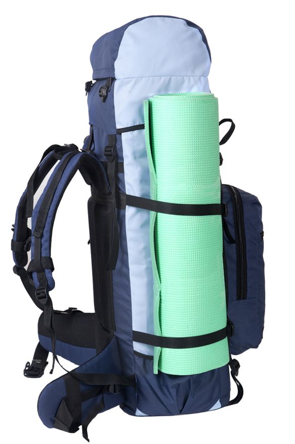 Рюкзак туристический Оптимал 4, синий-голубой, 60 л, ТАЙФ