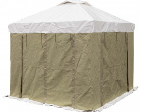 Палатка сварщика 3х3 м (ПВХ+брезент), каркас 18 мм