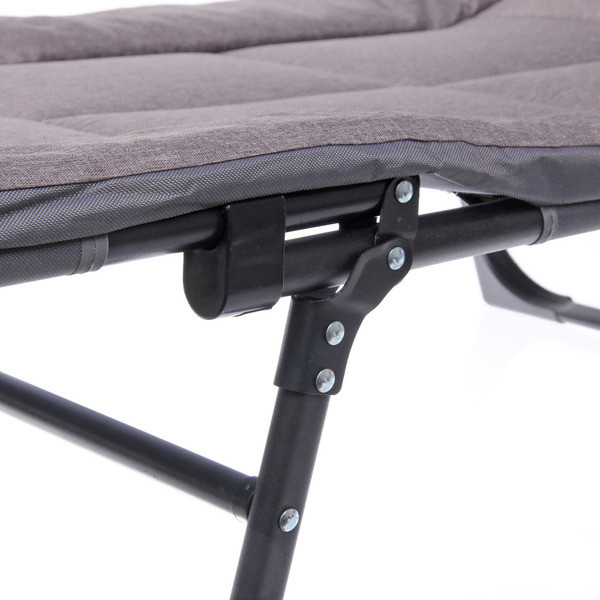 Раскладушка кемпинговая складная 195*64*30 см, серый