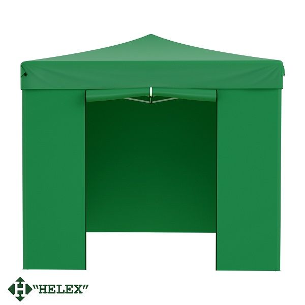 Тент-шатер Helex 24331 (раскладывается гармошкой), 3x3х3м полиэстер, зеленый