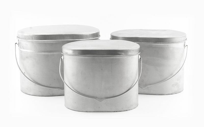 Набор из 3-х низких котелков 6;7,5;9,5 л &amp;quot;Матрешка&amp;quot; (титан) Роза Ветров