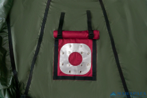 Тент на шатер "Зима" с отверстием для печки