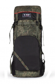 Рюкзак туристический Турист Лайт 4, ПВХ 600, цифра/черный, 90 л, ТАЙФ